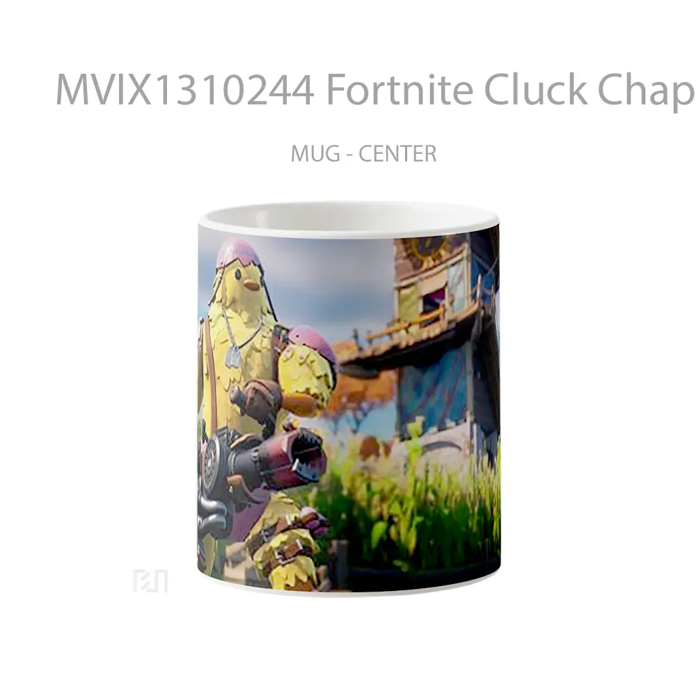 Mug Fortnite Cluck Chapter 2 Season 6 Battle Pass Skin Cangkir Gamer