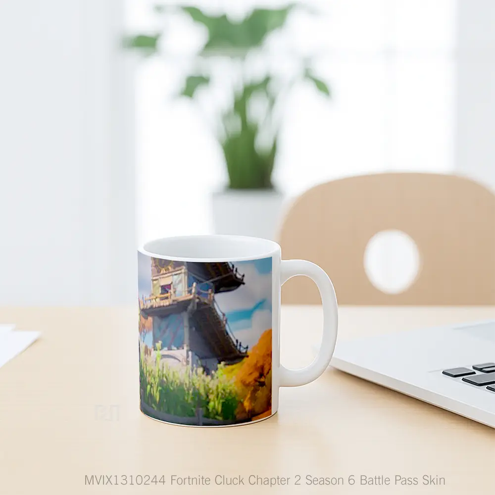 Mug Fortnite Cluck Chapter 2 Season 6 Battle Pass Skin Cangkir Gamer - All-side / Desain