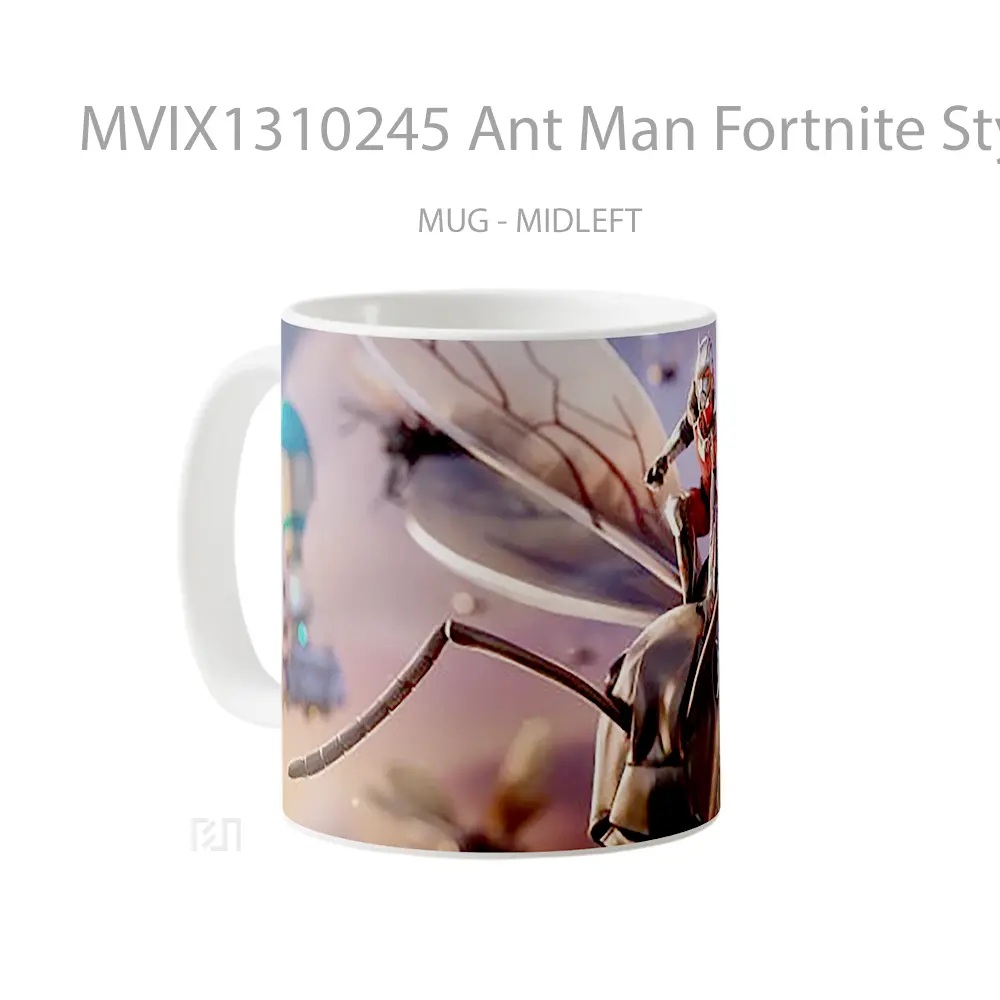 Mug Ant Man Fortnite Style Gelas Superhero - All-side / Desain