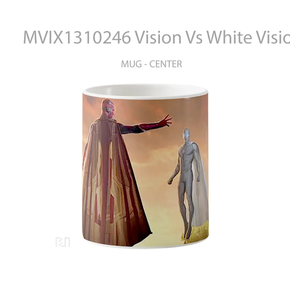 Mug Vision Vs White Vision Gelas Superhero