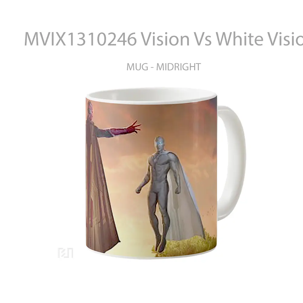 Mug Vision Vs White Vision Gelas Superhero - All-side / Desain
