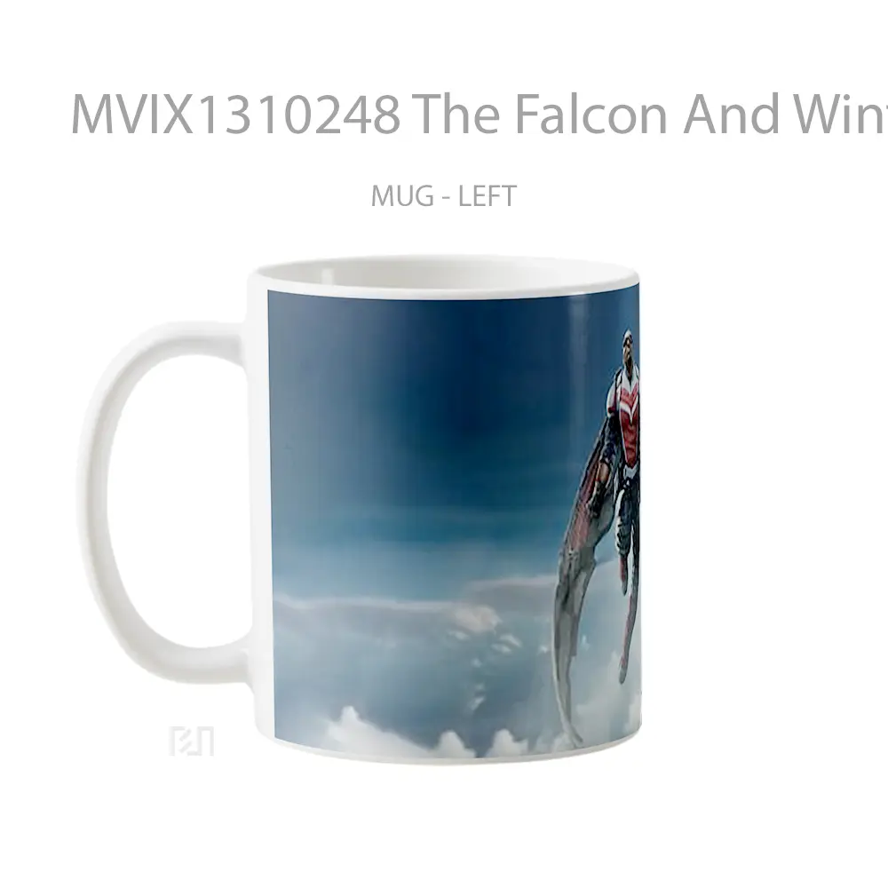 Mug The Falcon And Winter Soldier Gelas Superhero - All-side / Desain