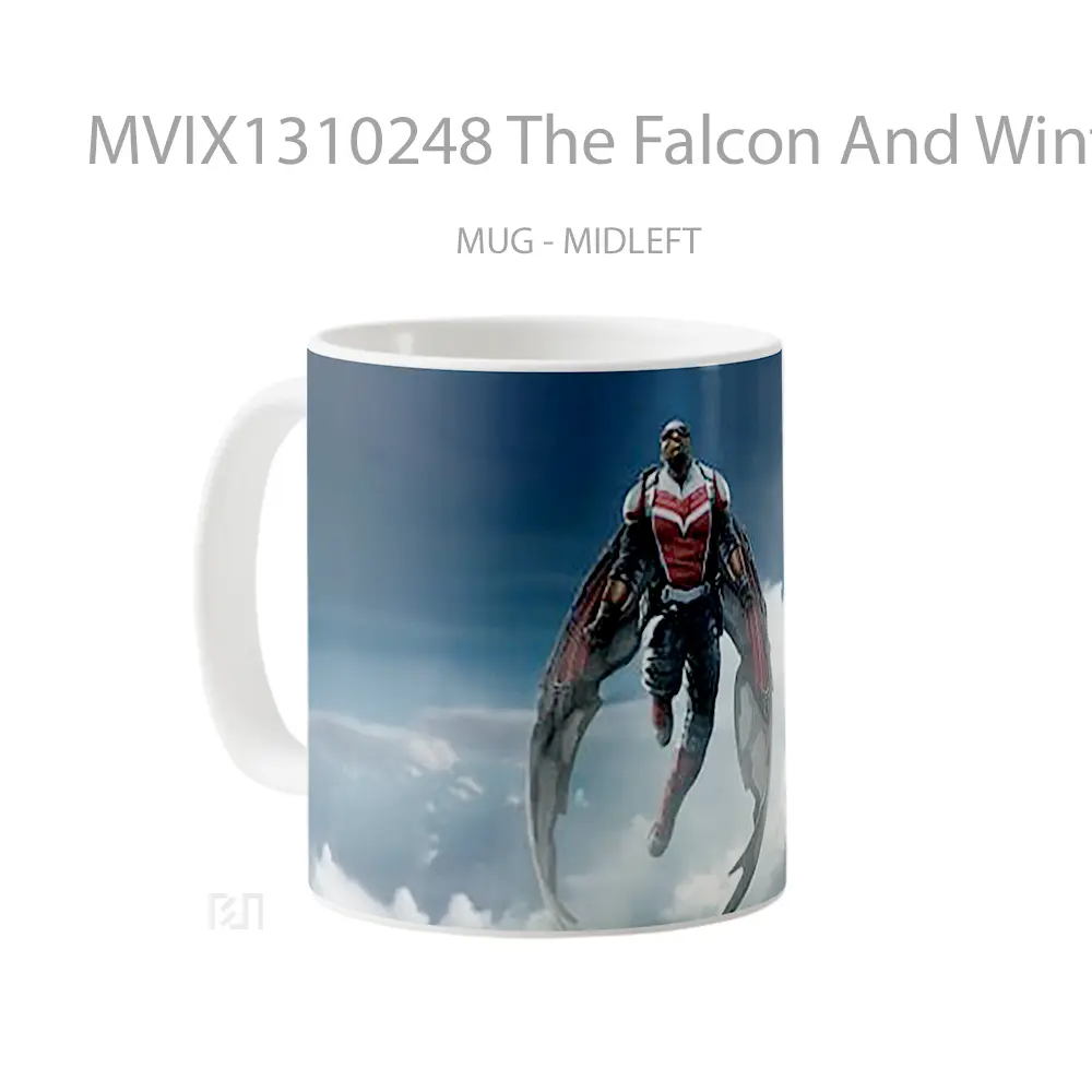 Mug The Falcon And Winter Soldier Gelas Superhero - All-side / Desain