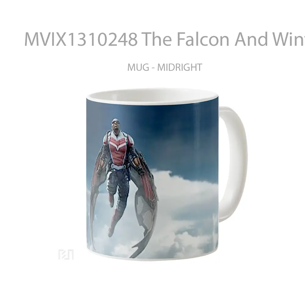 Mug The Falcon And Winter Soldier Gelas Superhero - All-side / Desain