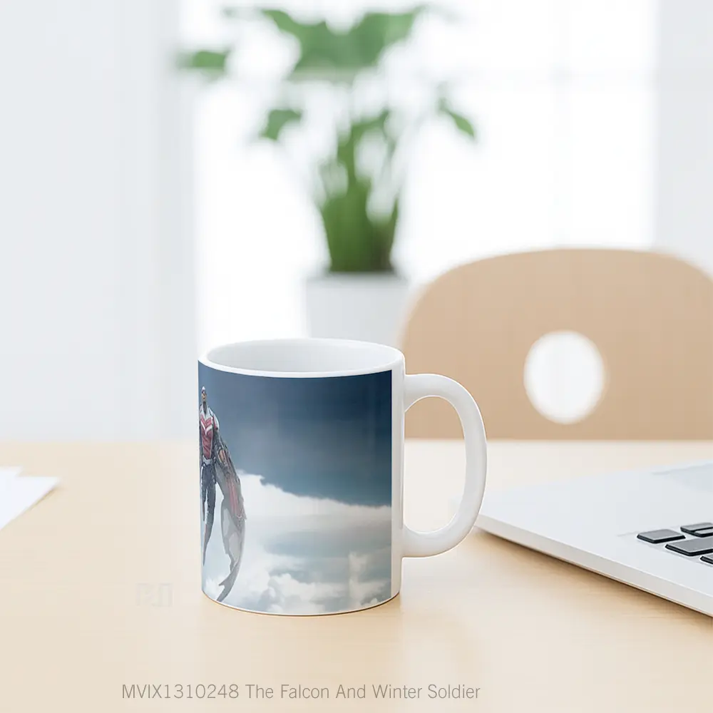 Mug The Falcon And Winter Soldier Gelas Superhero - All-side / Desain