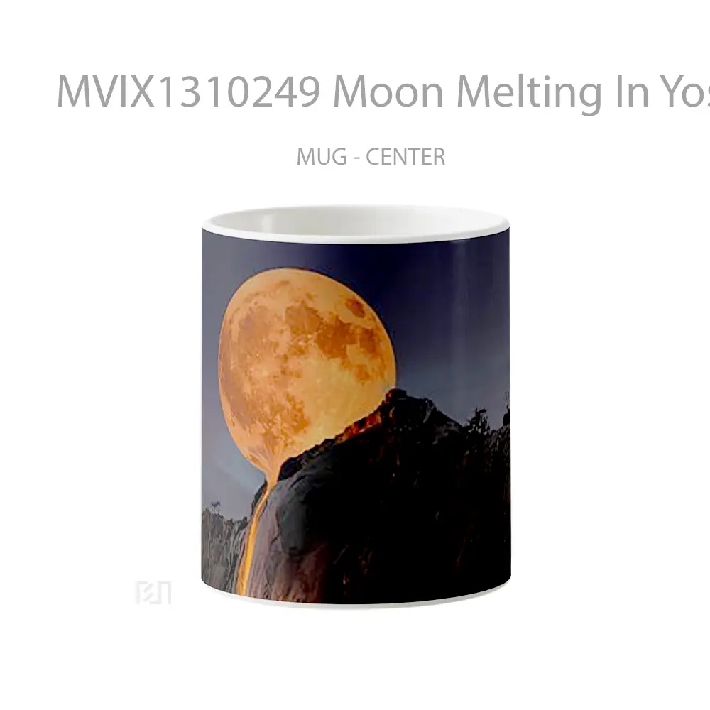Mug Moon Melting In Yosemite Gelas Astronomi