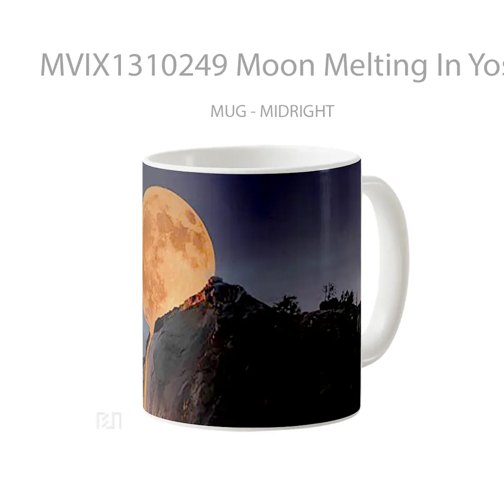 Mug Moon Melting In Yosemite Gelas Astronomi - All-side / Desain