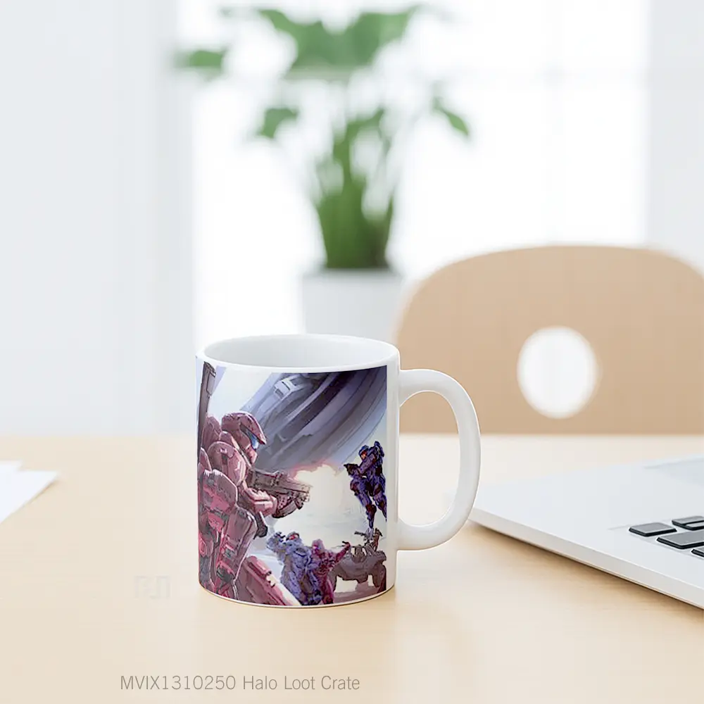 Mug Halo Loot Crate Cangkir Gamer - All-side / Desain
