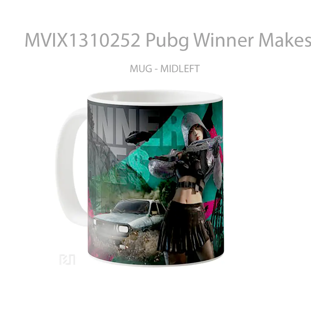 Mug Pubg Winner Makes All Cangkir Gamer - All-side / Desain