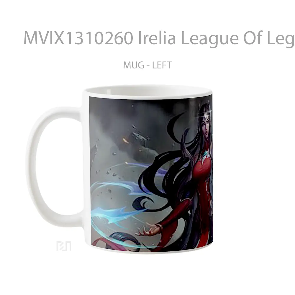 Mug Irelia League Of Legends Art Cangkir Gamer - All-side / Desain