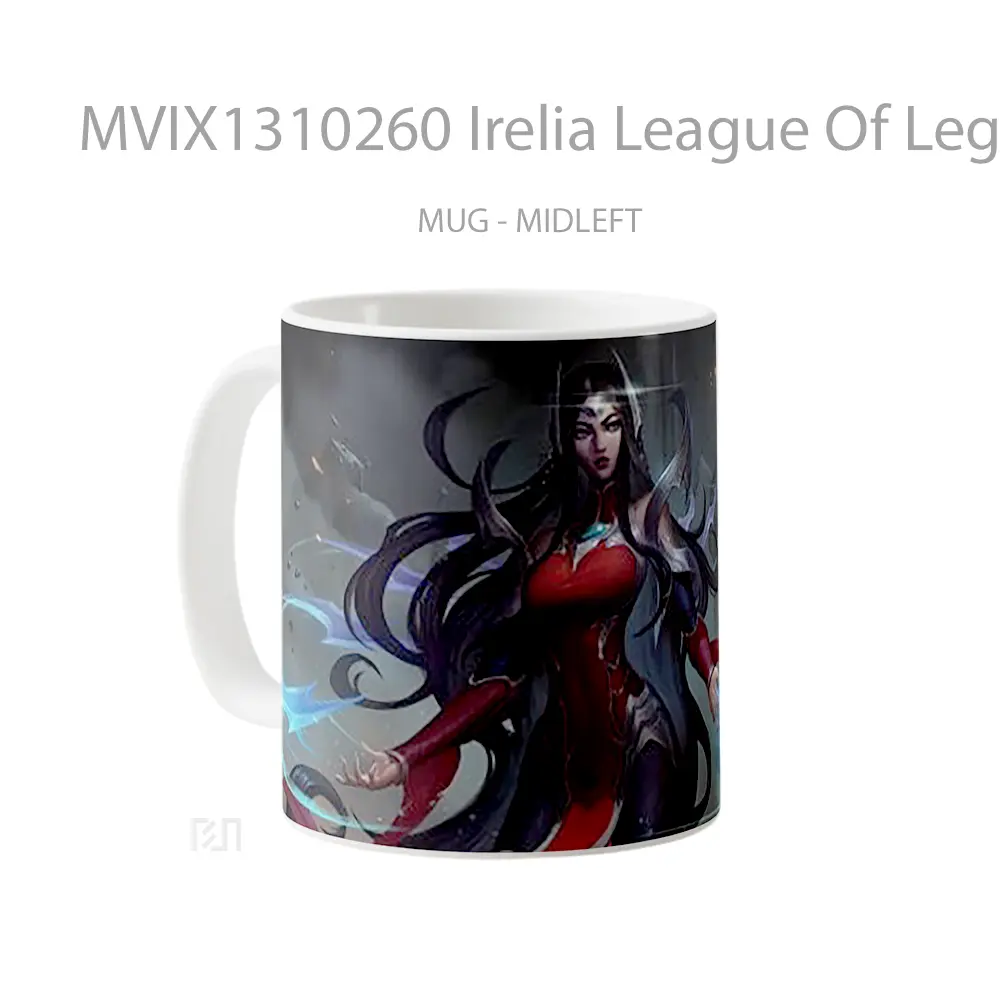 Mug Irelia League Of Legends Art Cangkir Gamer - All-side / Desain
