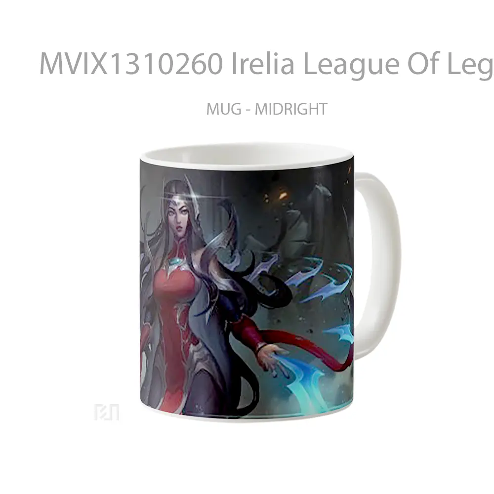 Mug Irelia League Of Legends Art Cangkir Gamer - All-side / Desain