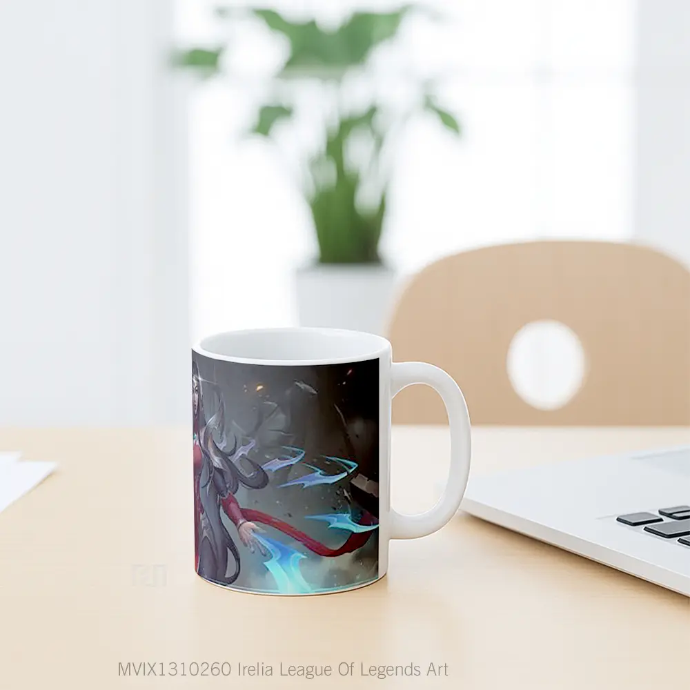 Mug Irelia League Of Legends Art Cangkir Gamer - All-side / Desain