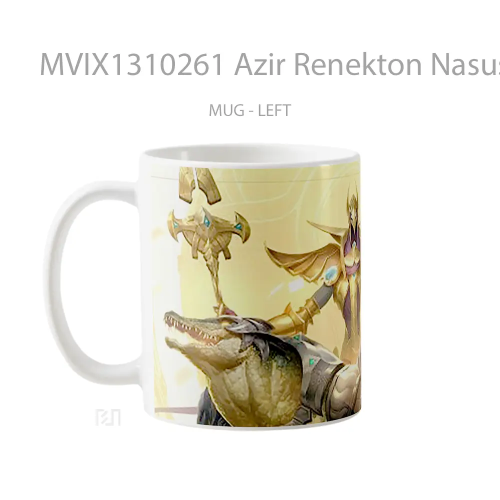Mug Azir Renekton Nasus Legends Of Runeterra Gelas Keramik Unik - All-side / Desain