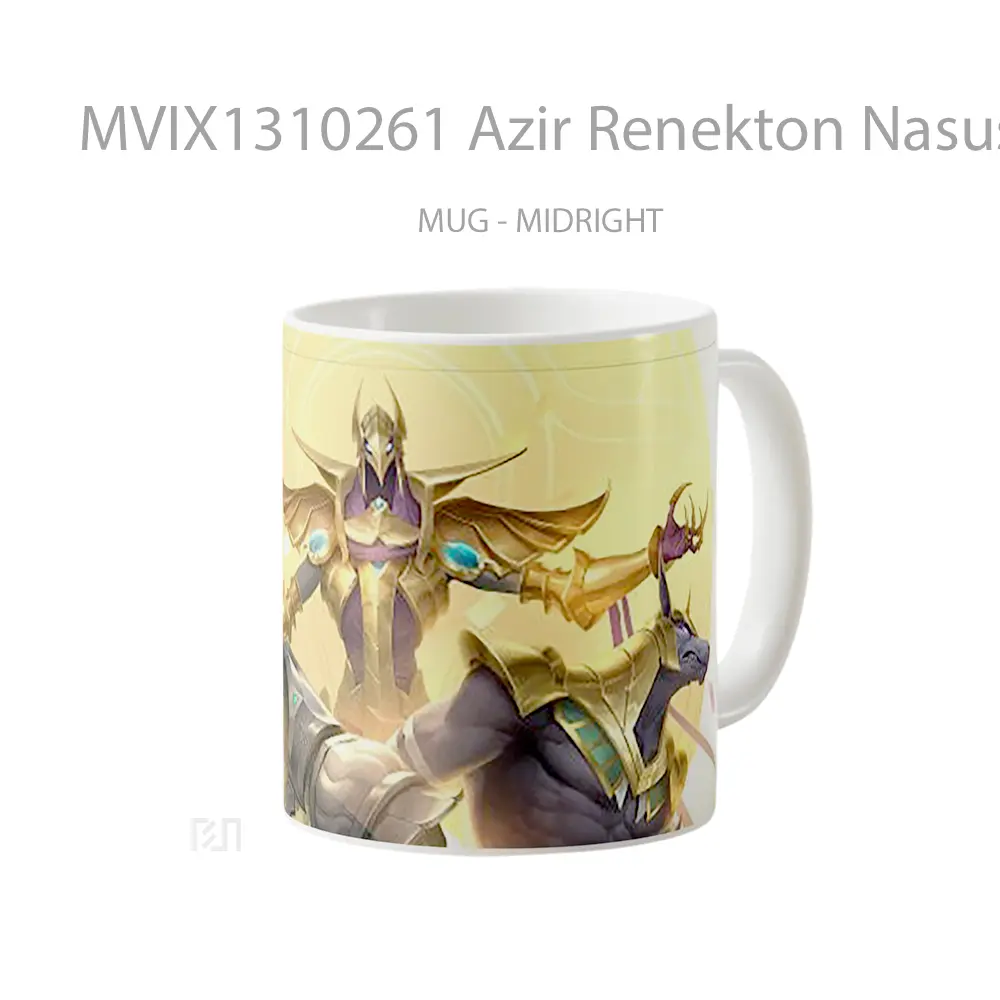 Mug Azir Renekton Nasus Legends Of Runeterra Gelas Keramik Unik - All-side / Desain