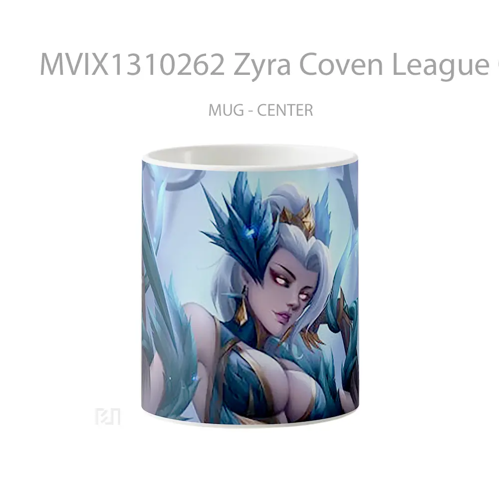Mug Zyra Coven League Of Legends Art Cangkir Gamer