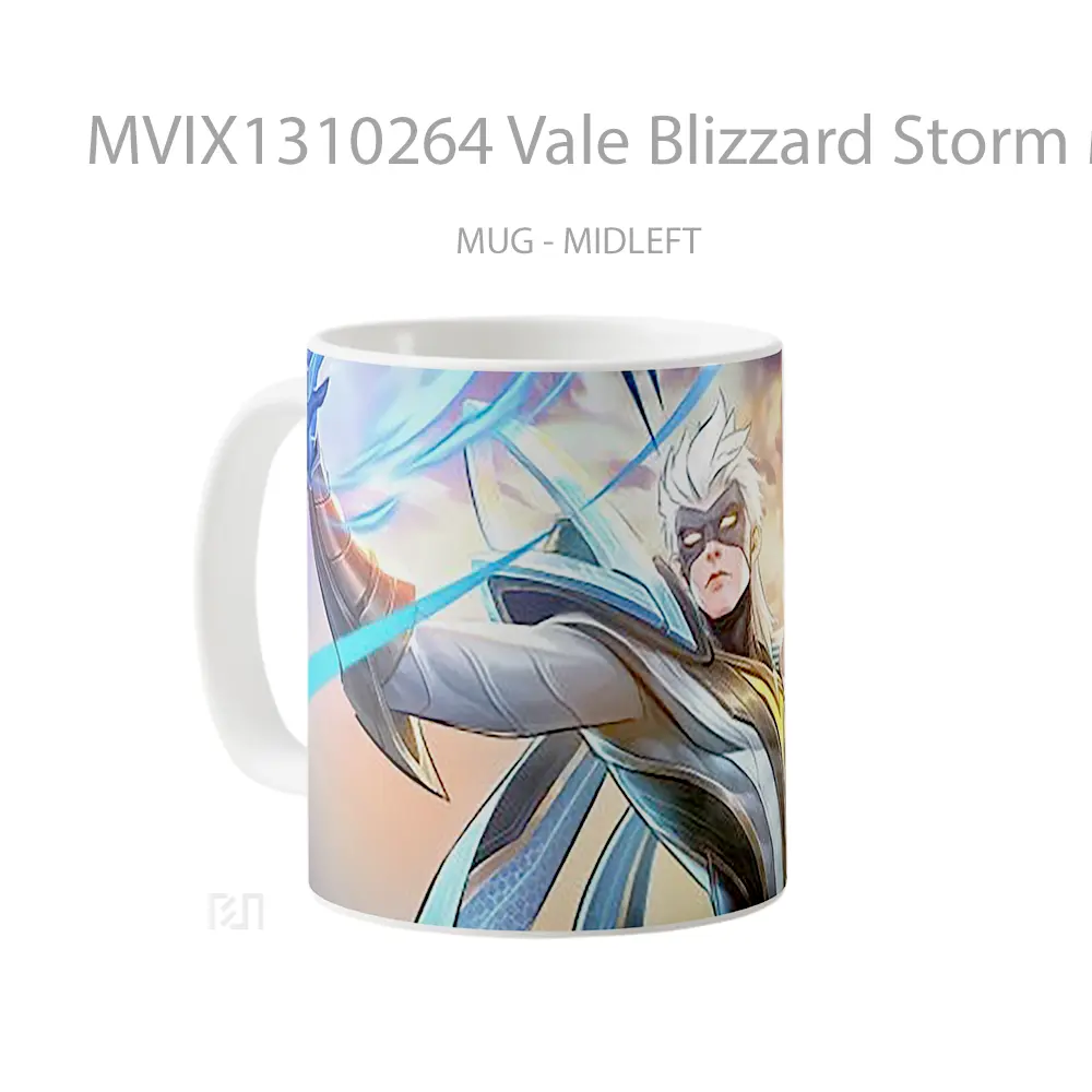 Mug Vale Blizzard Storm Mobile Legends Skin Gelas Superhero - All-side / Desain