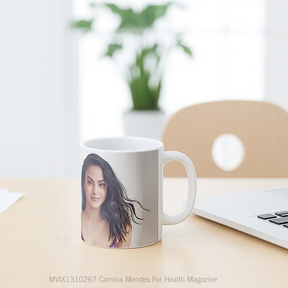 Mug Camina Mendes For Health Magazine Gelas Keramik Unik - All-side / Desain