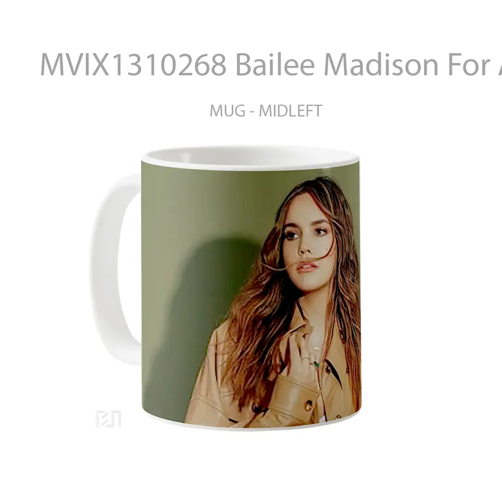 Mug Bailee Madison For A Week Away Gelas Keramik Unik - All-side / Desain