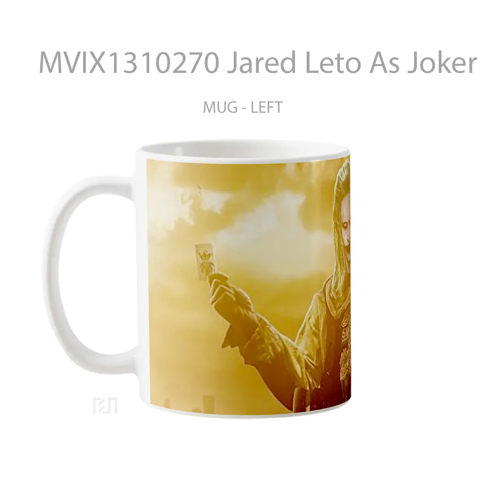 Mug Jared Leto As Joker In Justice League 2021 Gelas Superhero - All-side / Desain