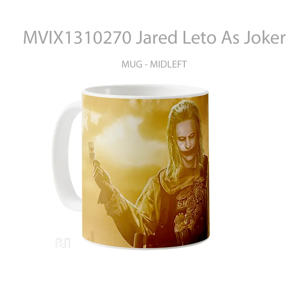 Mug Jared Leto As Joker In Justice League 2021 Gelas Superhero - All-side / Desain