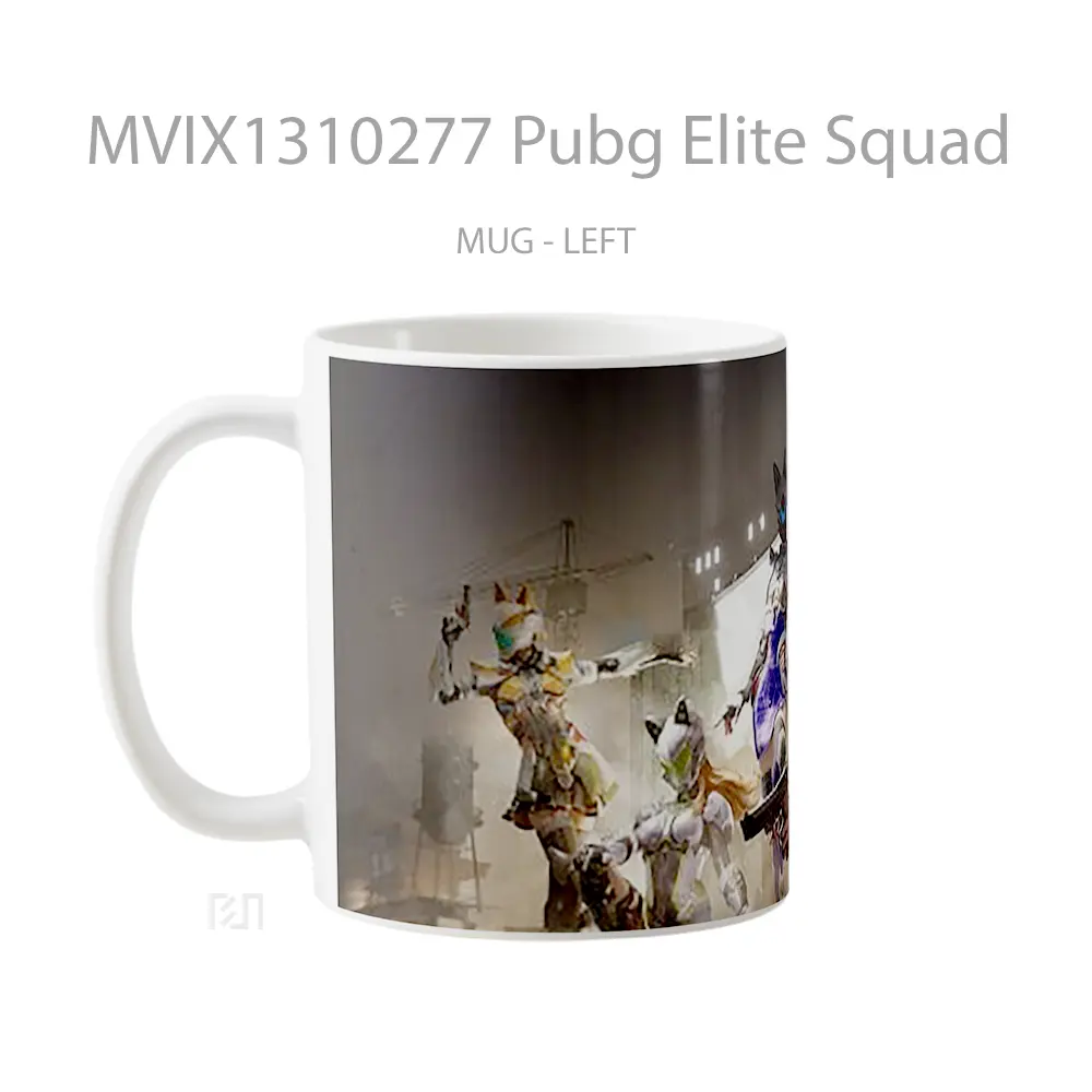 Mug Pubg Elite Squad Cangkir Gamer - All-side / Desain