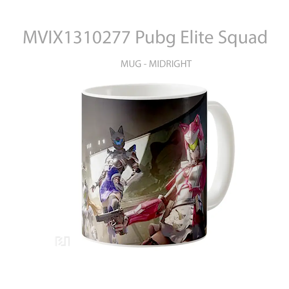 Mug Pubg Elite Squad Cangkir Gamer - All-side / Desain