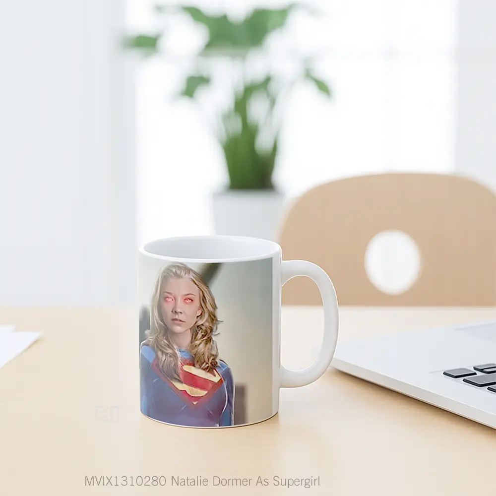 Mug Natalie Dormer As Supergirl Gelas Keramik Unik - All-side / Desain