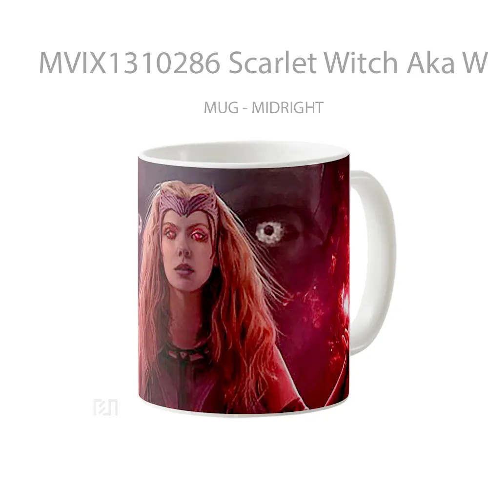 Mug Scarlet Witch Aka Wanda Gelas Superhero - All-side / Desain