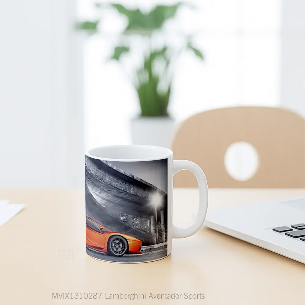 Mug Lamborghini Aventador Sports Cangkir Mobil - All-side / Desain