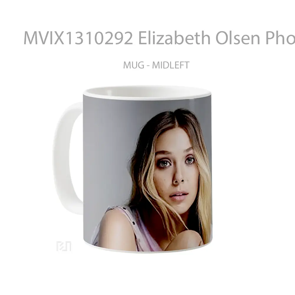 Mug Elizabeth Olsen Photoshoot Gelas Keramik Unik - All-side / Desain