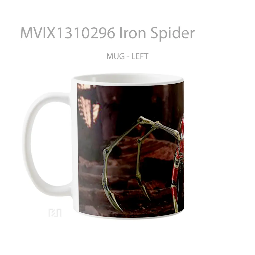 Mug Iron Spider Gelas Keramik Unik - All-side / Desain