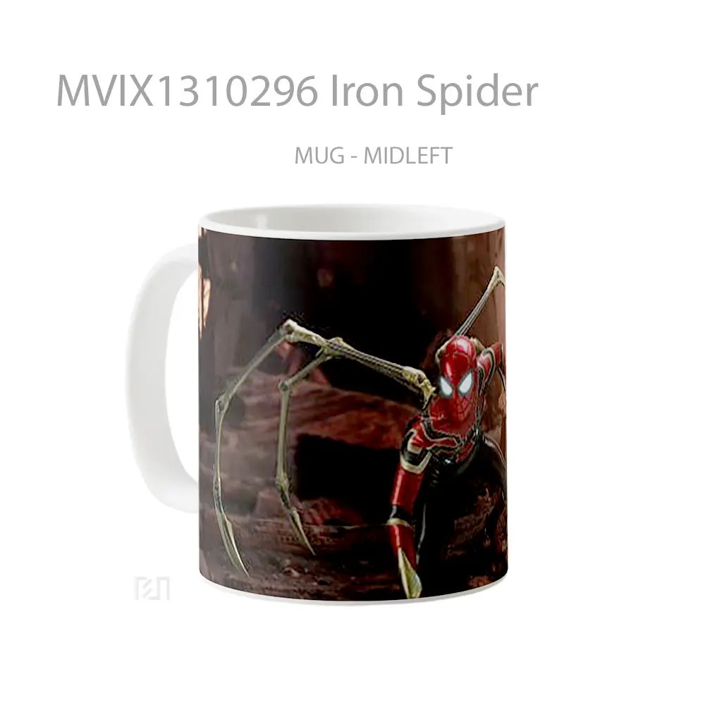 Mug Iron Spider Gelas Keramik Unik - All-side / Desain