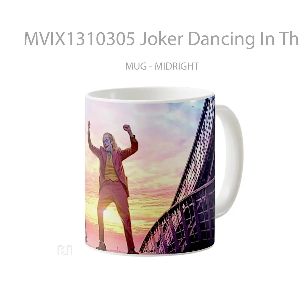 Mug Joker Dancing In The Stairs Gelas Superhero - All-side / Desain