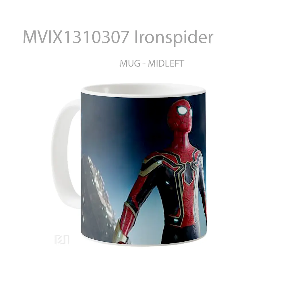 Mug Ironspider Gelas Keramik Unik - All-side / Desain