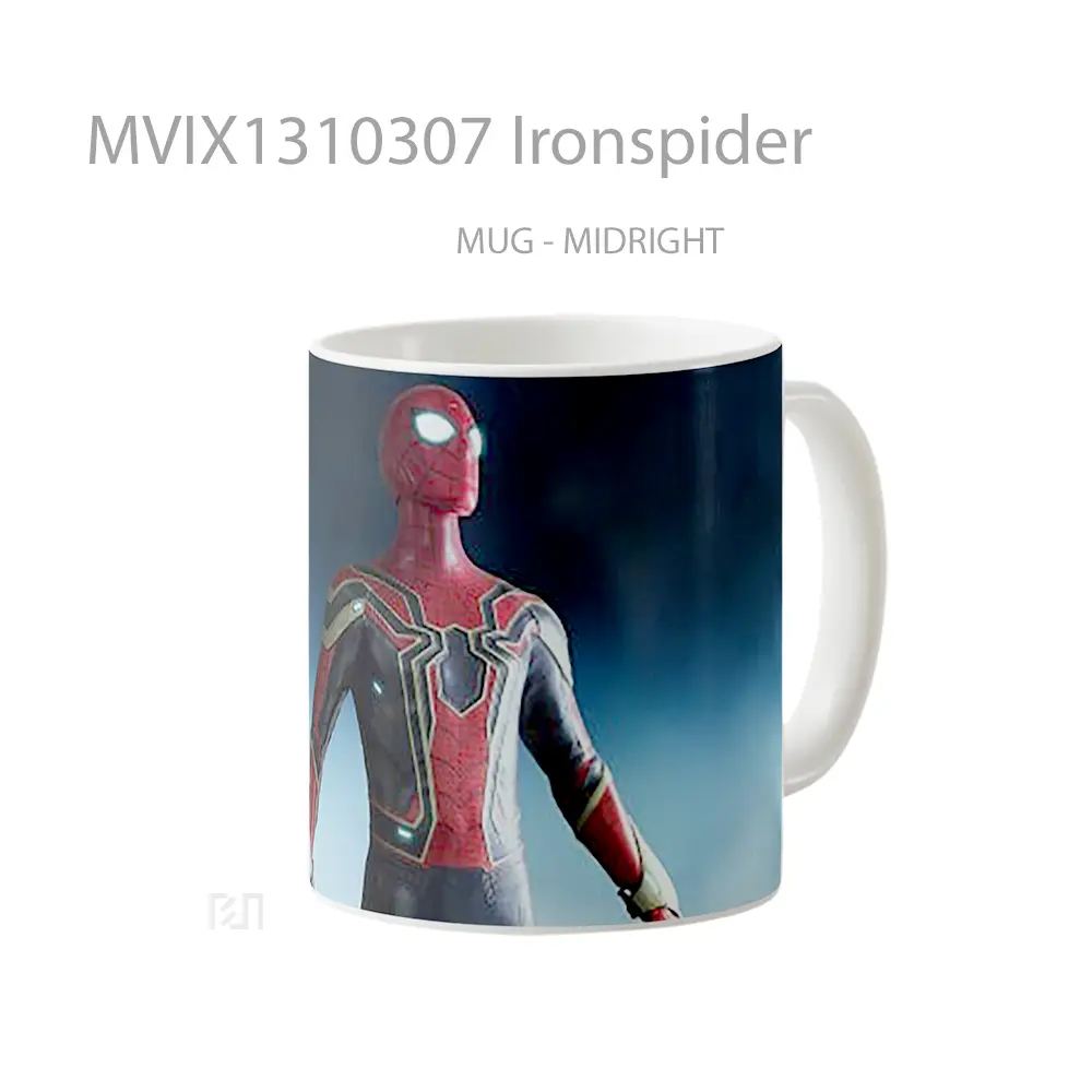 Mug Ironspider Gelas Keramik Unik - All-side / Desain