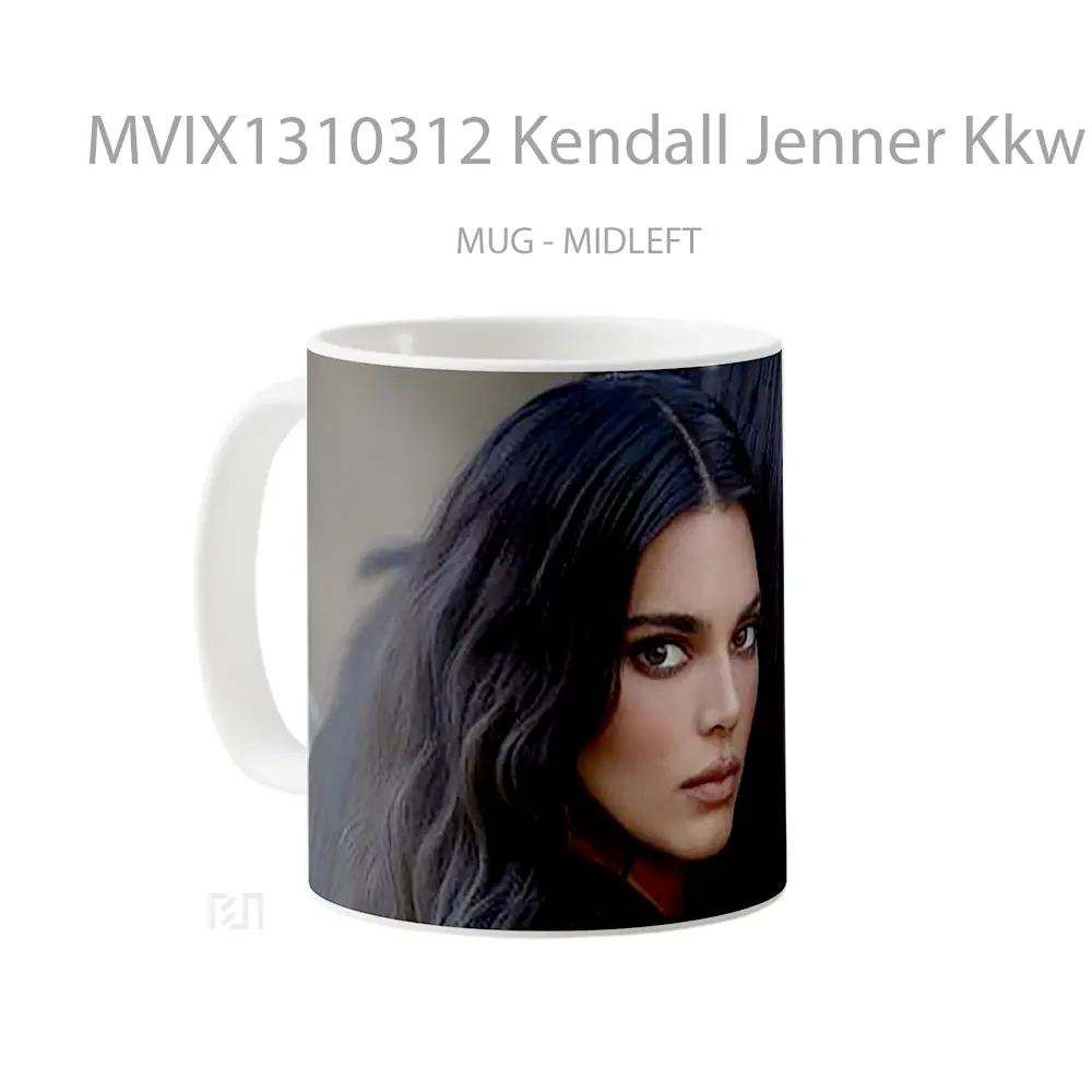Mug Kendall Jenner Kkw Fragrance Gelas Selebriti - All-side / Desain