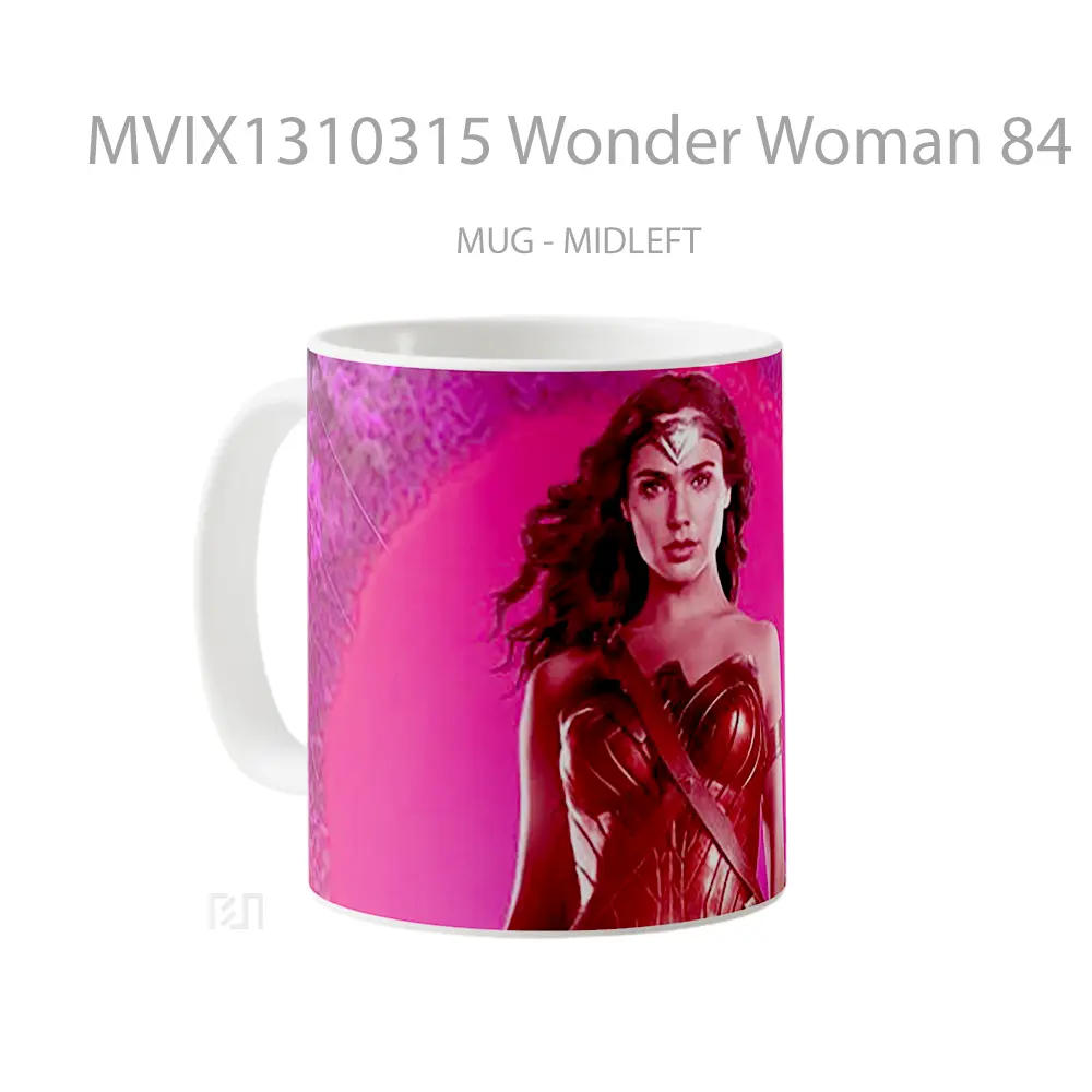 Mug Wonder Woman 84 Retro Gelas Superhero - All-side / Desain
