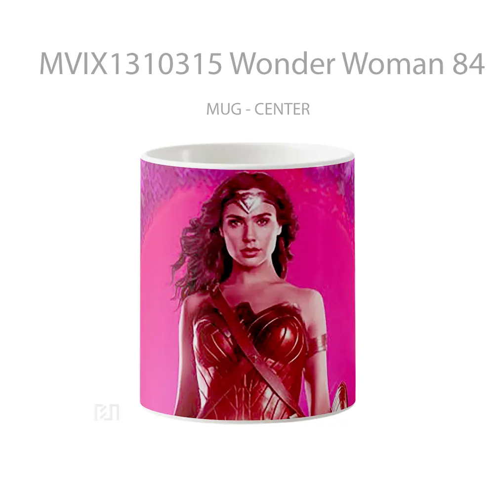 Mug Wonder Woman 84 Retro Gelas Superhero