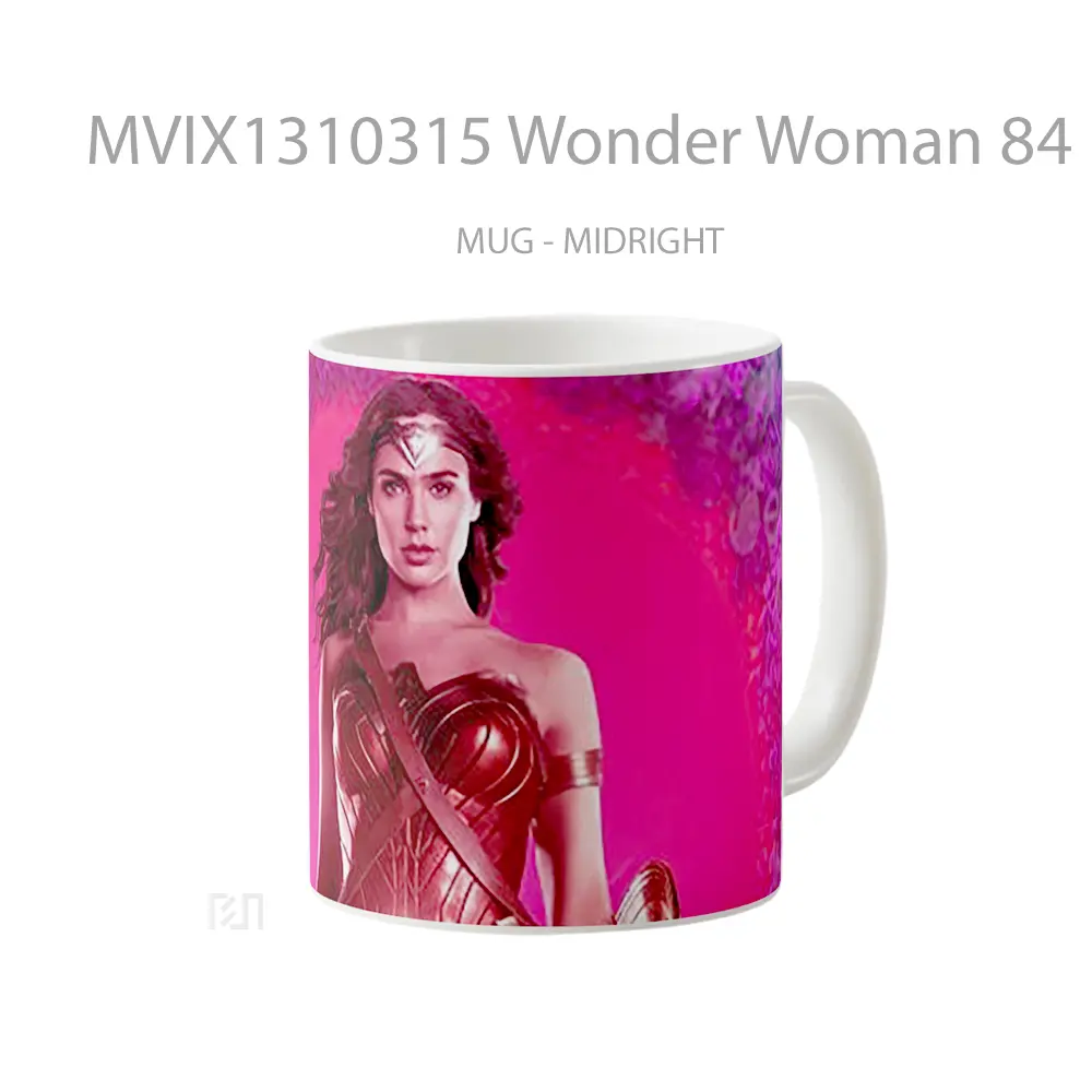 Mug Wonder Woman 84 Retro Gelas Superhero - All-side / Desain