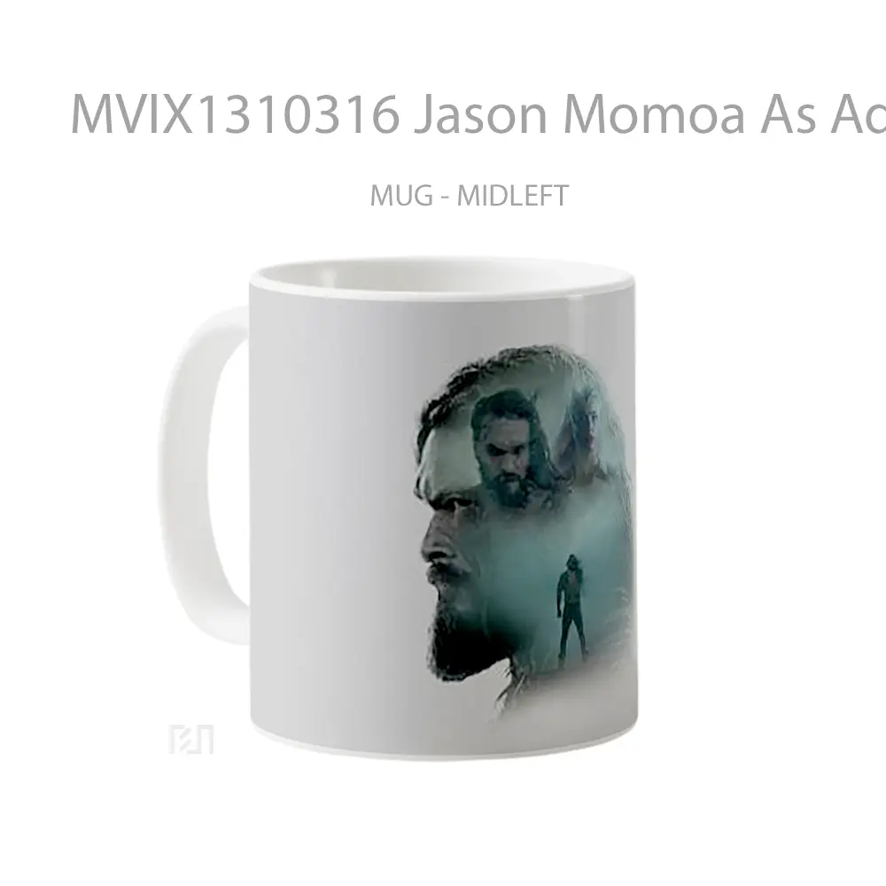 Mug Jason Momoa As Aquaman Zack Snyders Justice League Gelas Superhero - All-side / Desain