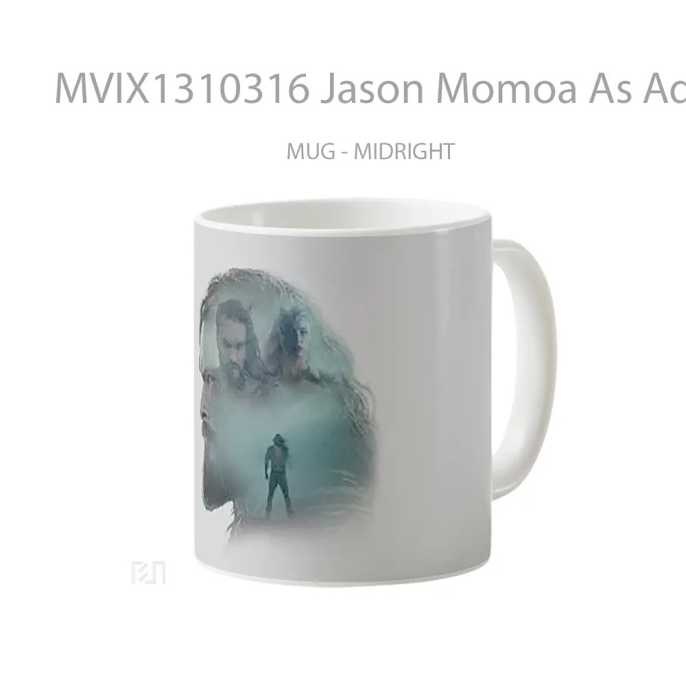Mug Jason Momoa As Aquaman Zack Snyders Justice League Gelas Superhero - All-side / Desain