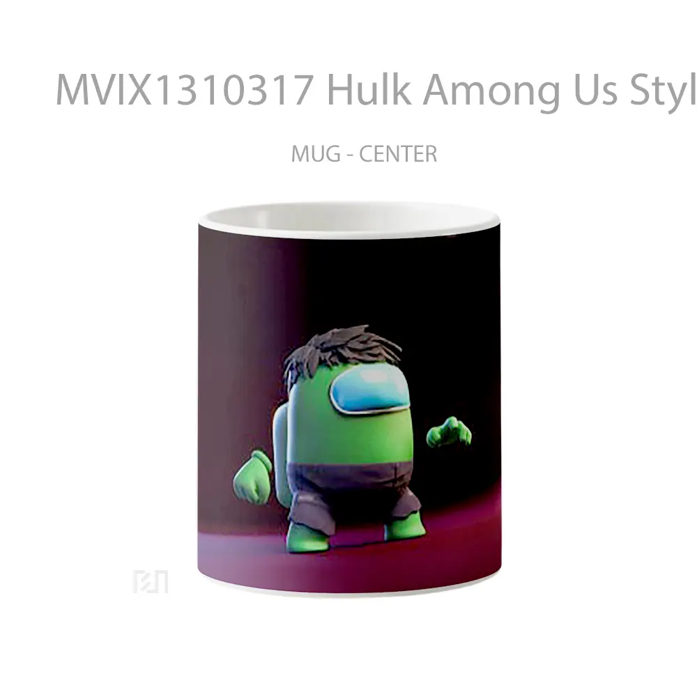 Mug Hulk Among Us Style Gelas Superhero
