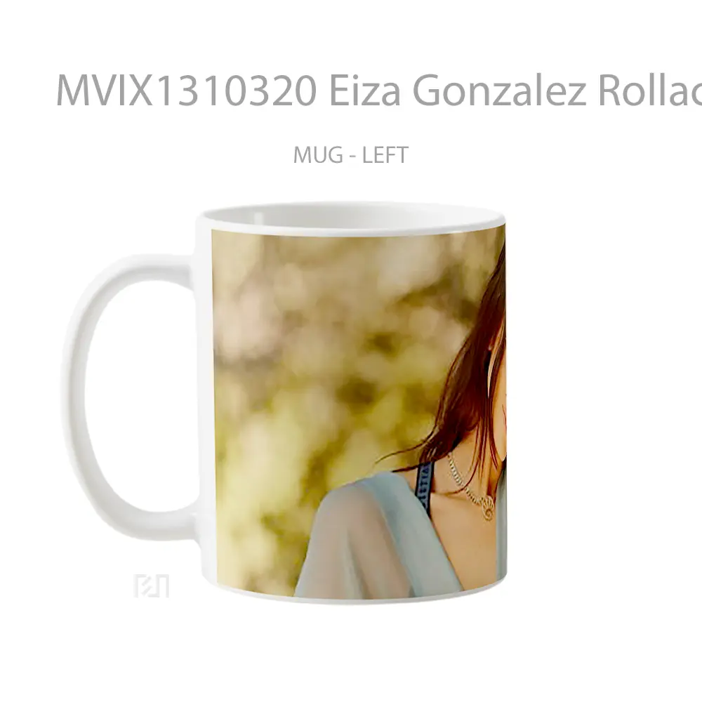 Mug Eiza Gonzalez Rollacoaster Photoshoot Gelas Selebriti - All-side / Desain