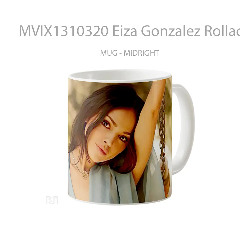 Mug Eiza Gonzalez Rollacoaster Photoshoot Gelas Selebriti - All-side / Desain