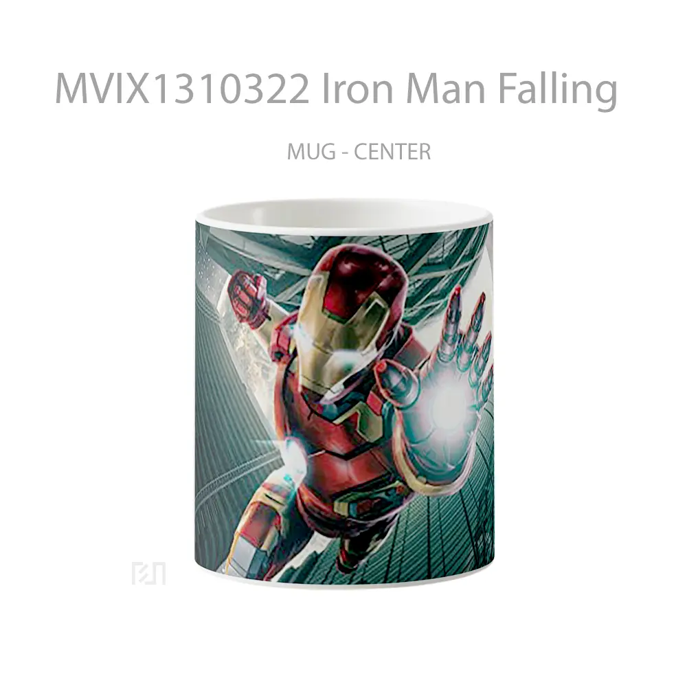 Mug Iron Man Falling Gelas Superhero
