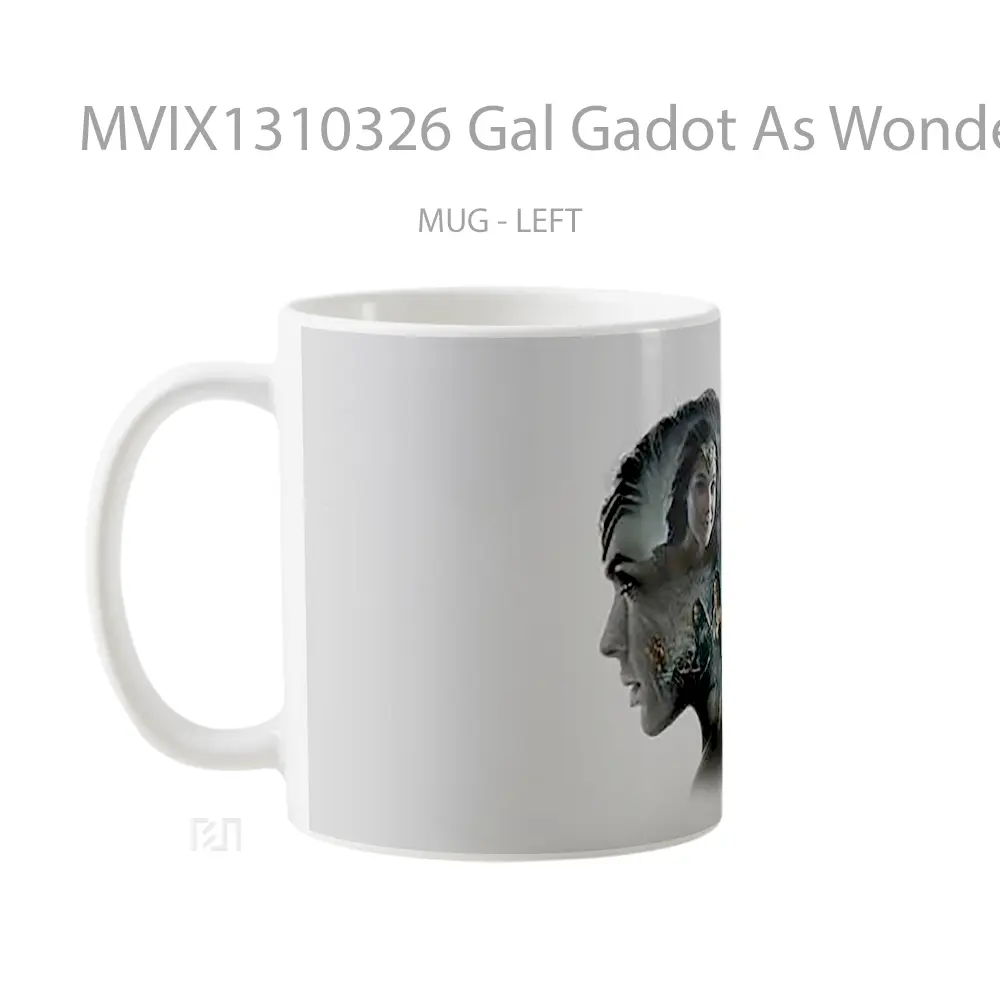 Mug Gal Gadot As Wonder Woman Zack Snyder S Justice League Minimalist Gelas Superhero - All-side / Desain