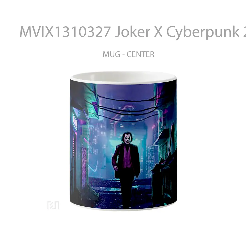 Mug Joker X Cyberpunk 2077 Gelas Superhero
