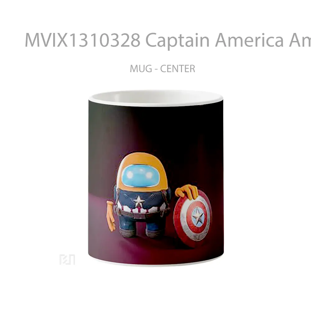Mug Captain America Among Us Style Gelas Superhero