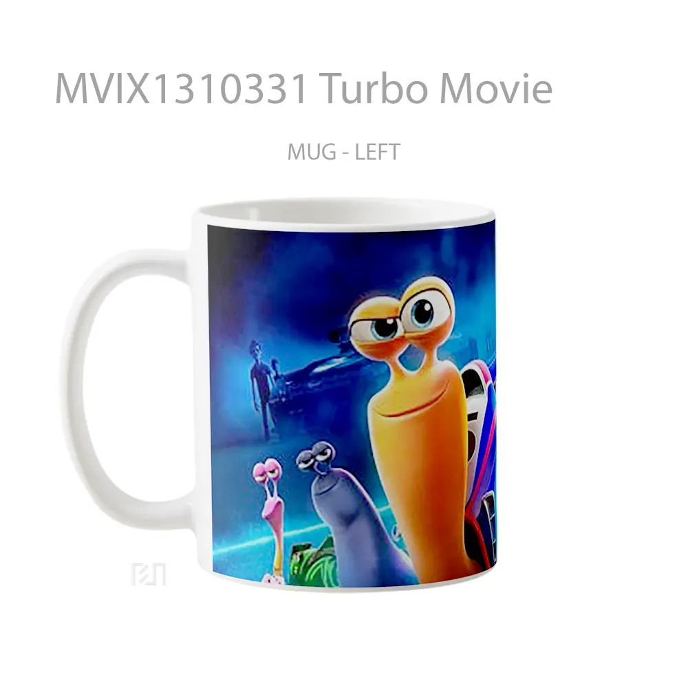 Mug Turbo Movie Gelas Keramik Unik - All-side / Desain